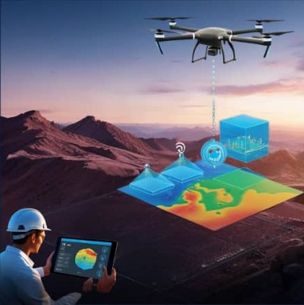 Mineral exploration icon